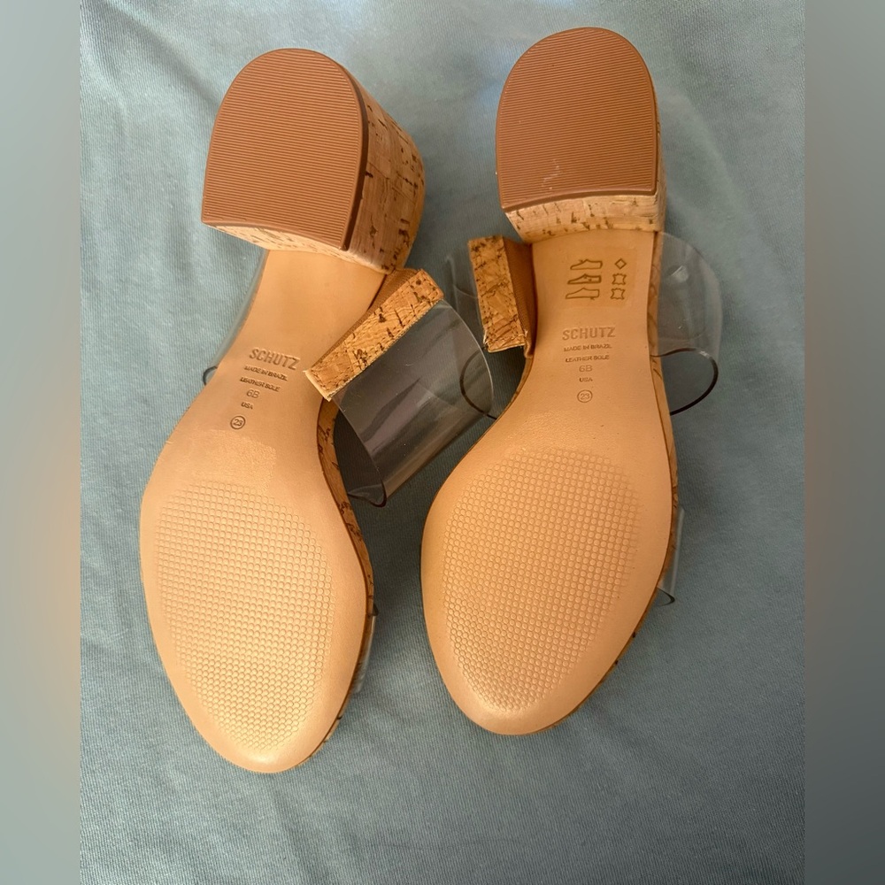 Schutz Size 6B Leather Sole, Brand New - Picture 2 of 6